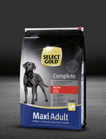 select gold complete maxi adult mit rind beutel trocken 320x417px