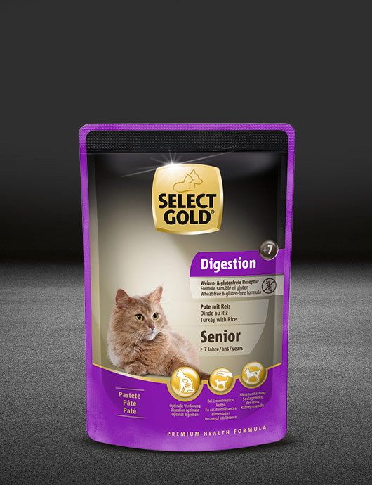 select gold digestion senior pute und reis pouch nass 530x890px